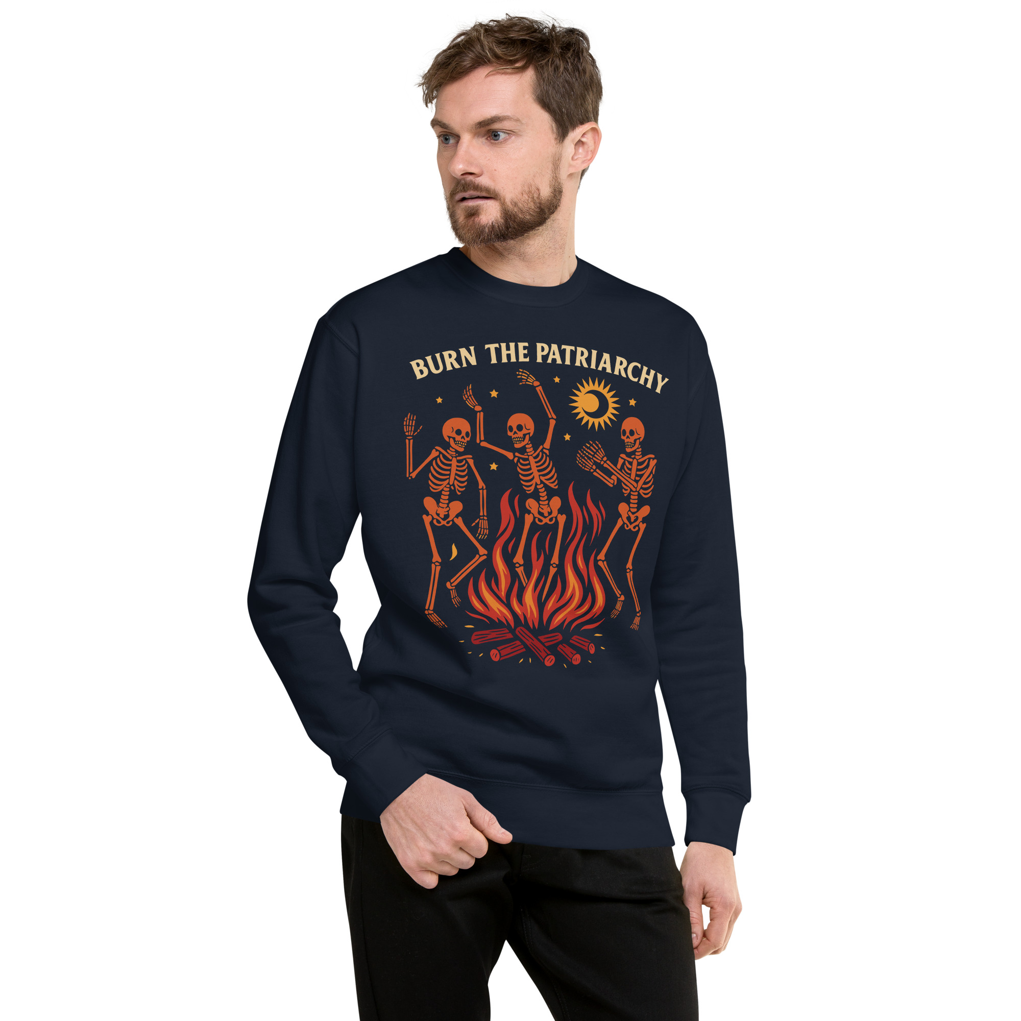 Burn the Patriarchy Premium Sweatshirt - Image 4